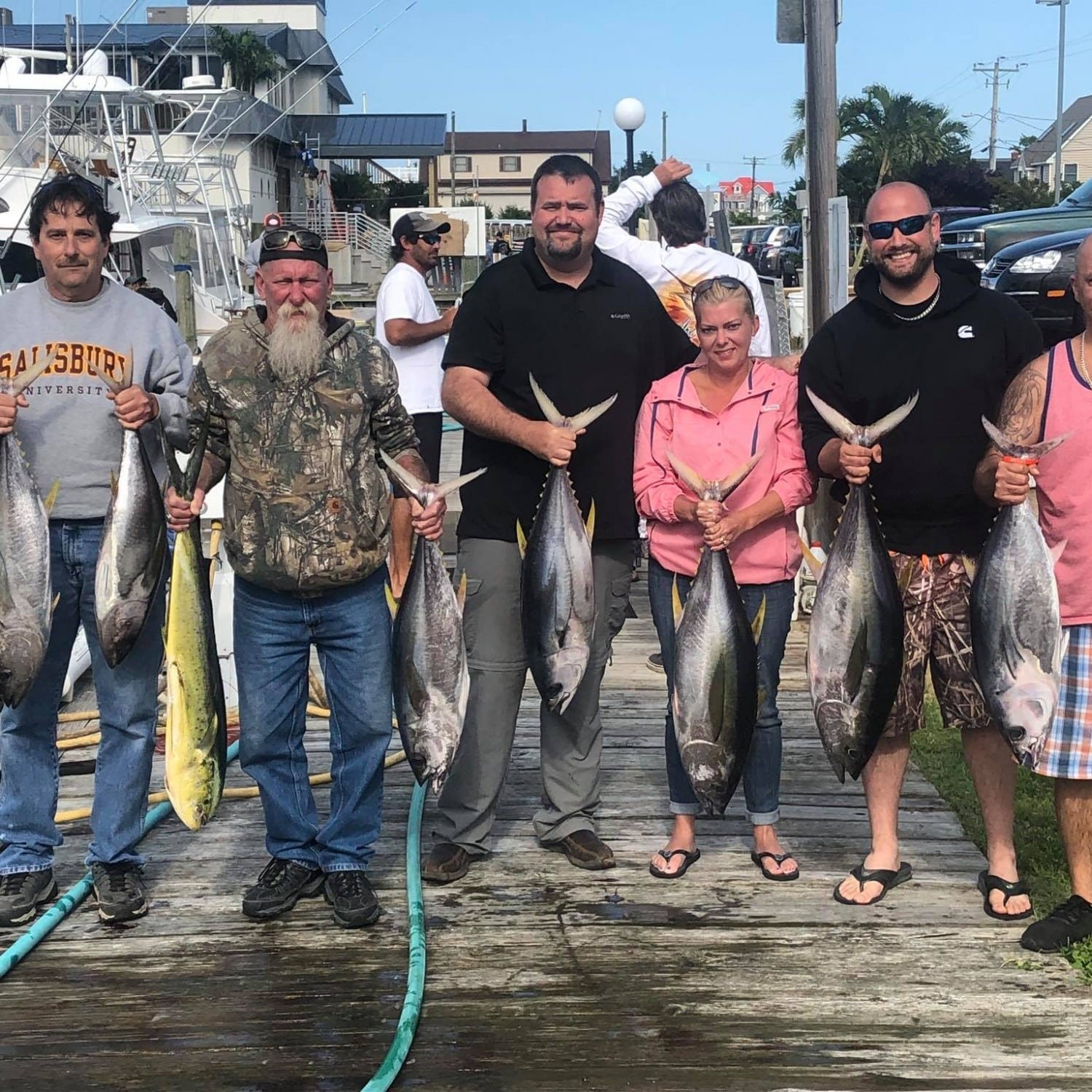 June Tuna fishing in Ocean City Maryland Pretty Work Charters